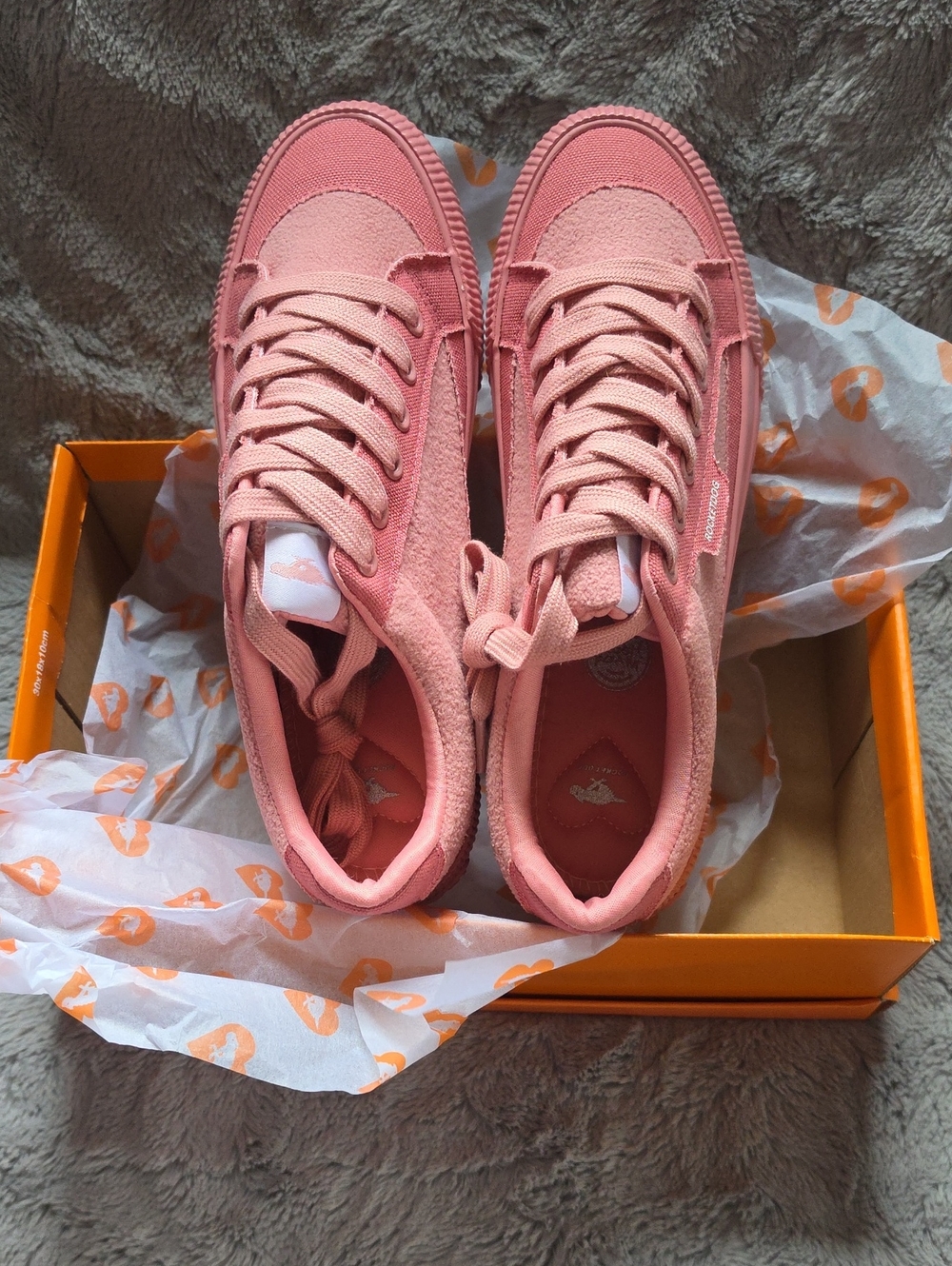 Rocket Dog Pink Canvas Low-Top Sneakers